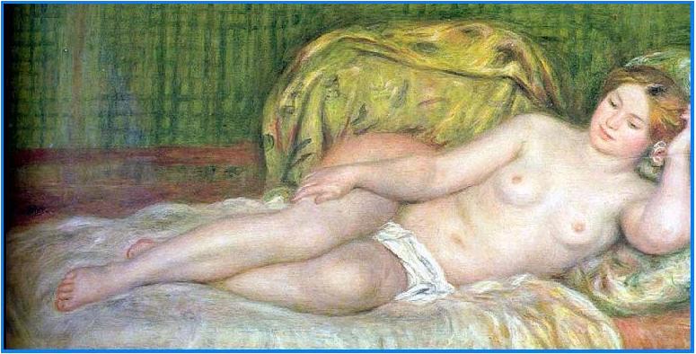 Обнажённая на подушках, 1907